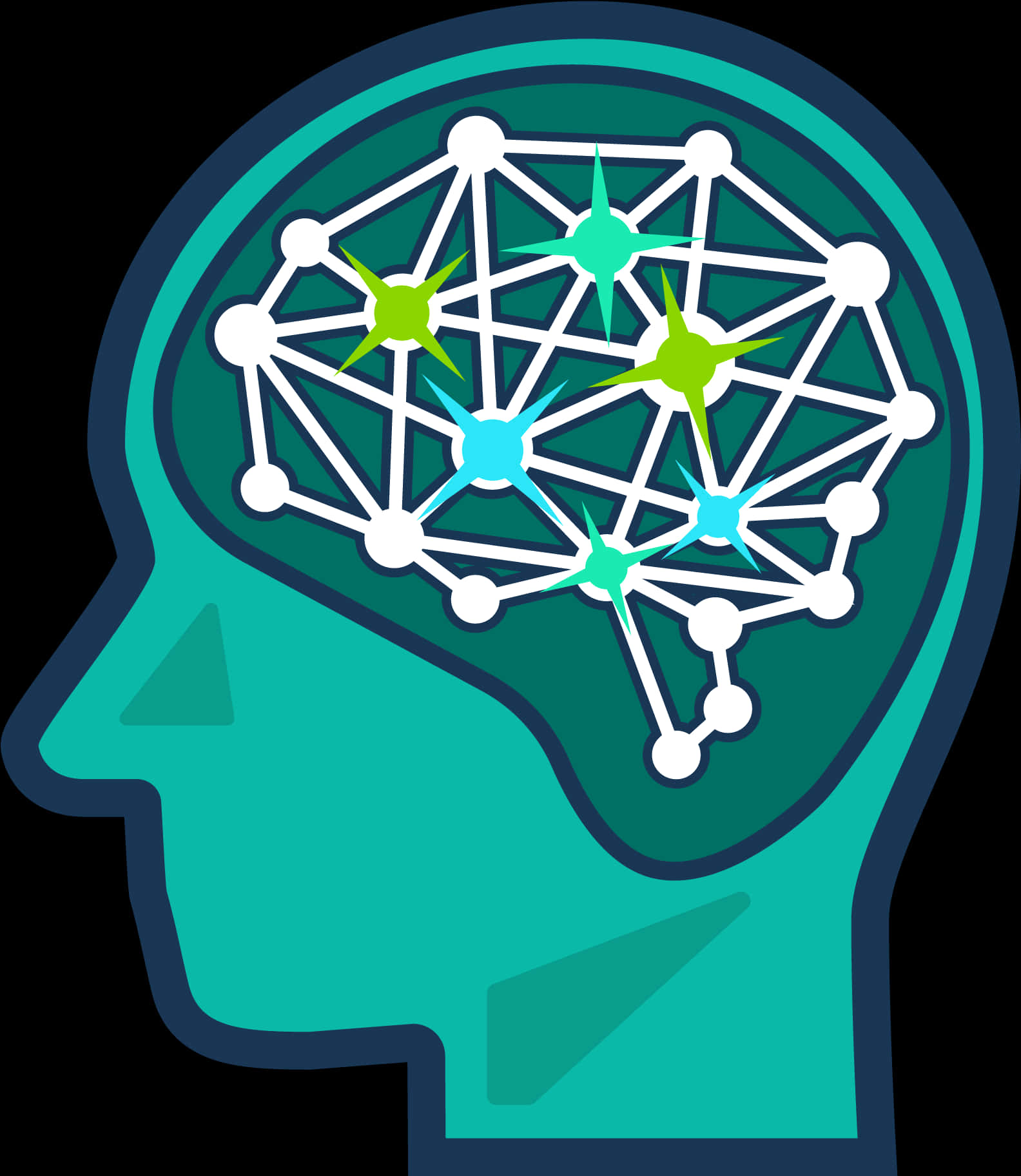 A I Neural Network Concept PNG image