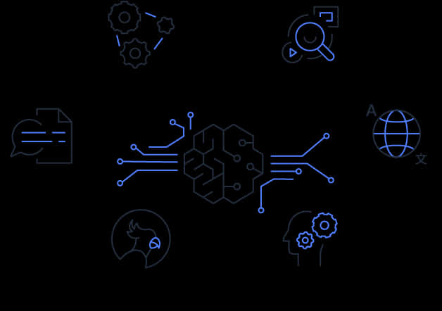 A I Technology Concepts Graphic PNG image