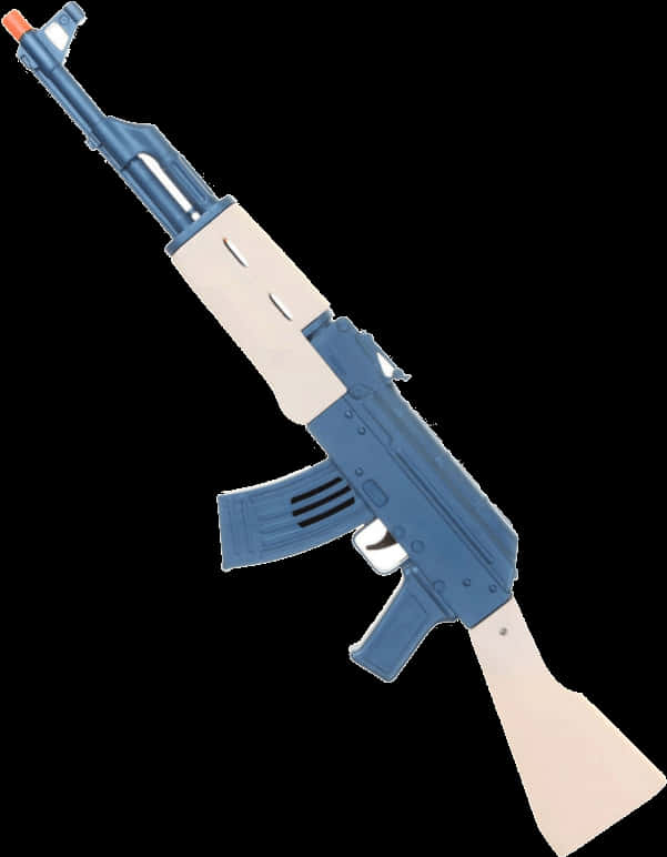 A K47 Rifle Illustration PNG image