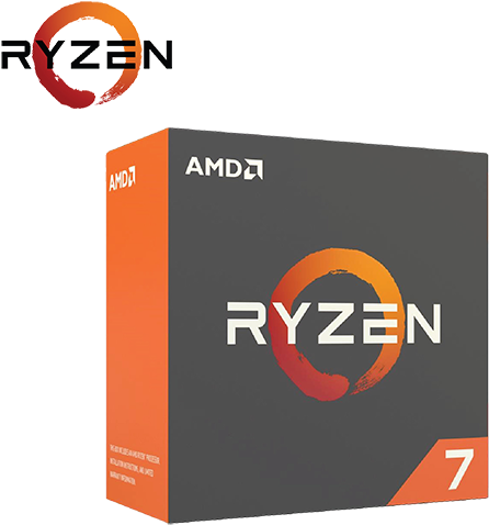 A M D Ryzen7 Processor Box PNG image