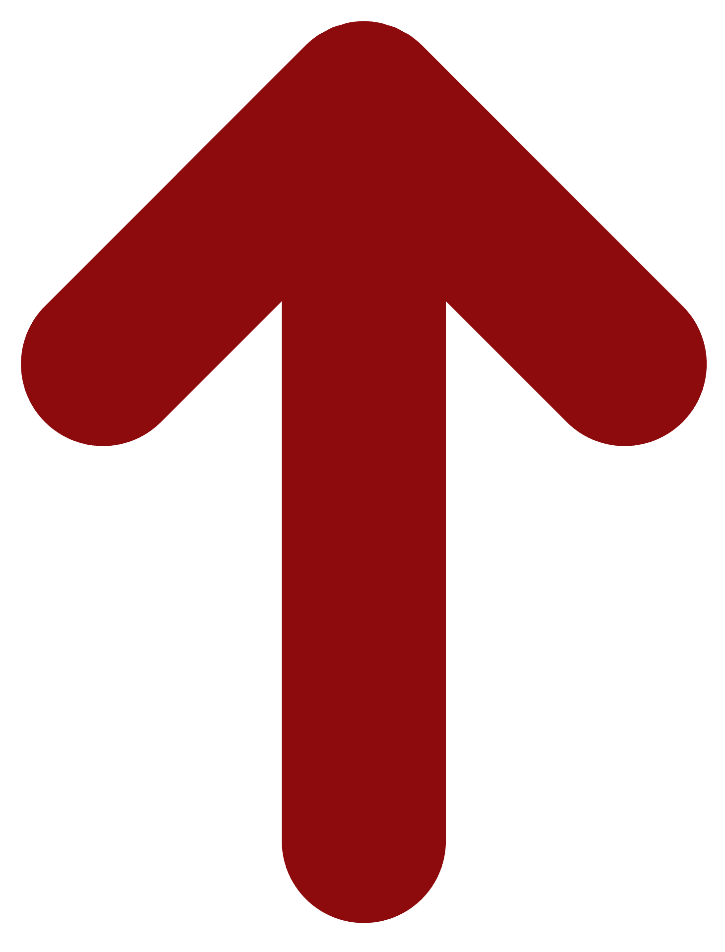 A Red Arrow Pointing Up PNG image