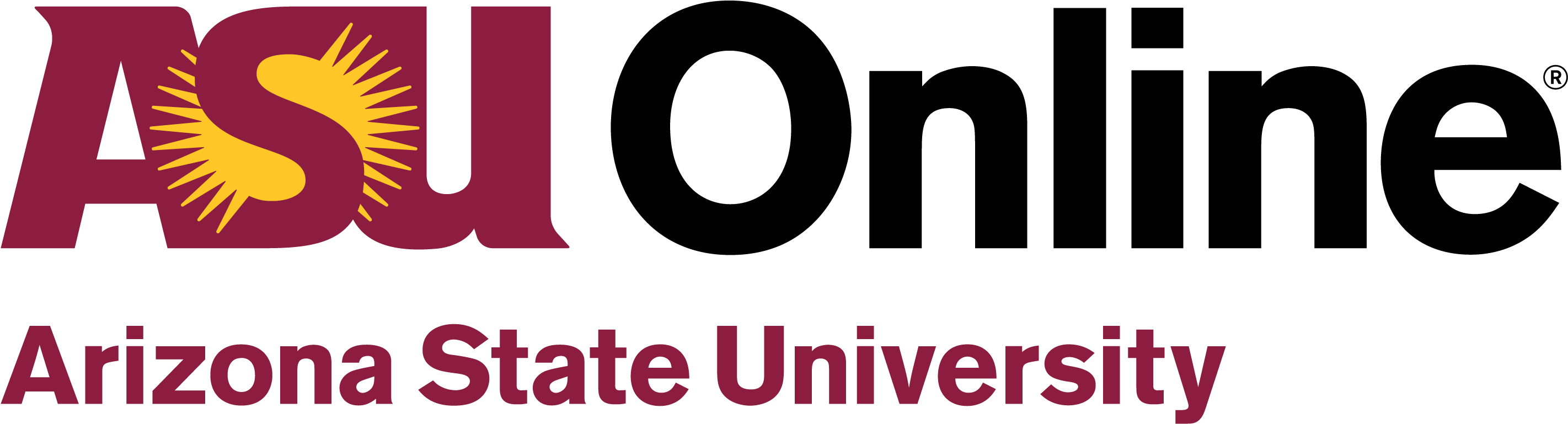 A S U Online Logo PNG image