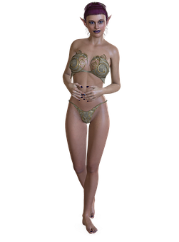 A Woman In A Garment PNG image