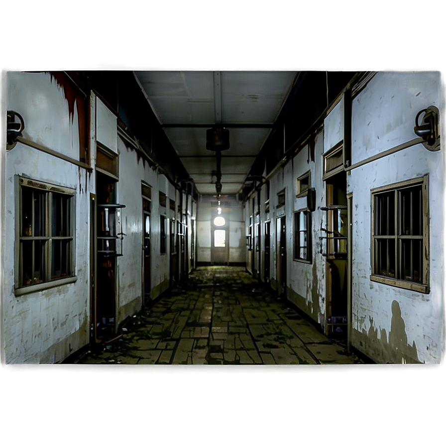 Abandoned Asylum Horror Png Jnf PNG image