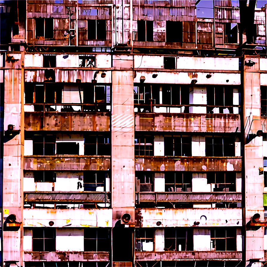Abandoned Factory Building Png Lbv31 PNG image