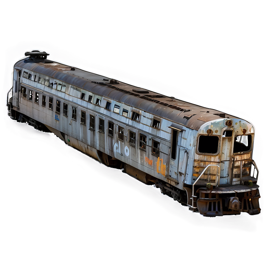 Abandoned Train Wreck Png Fap PNG image