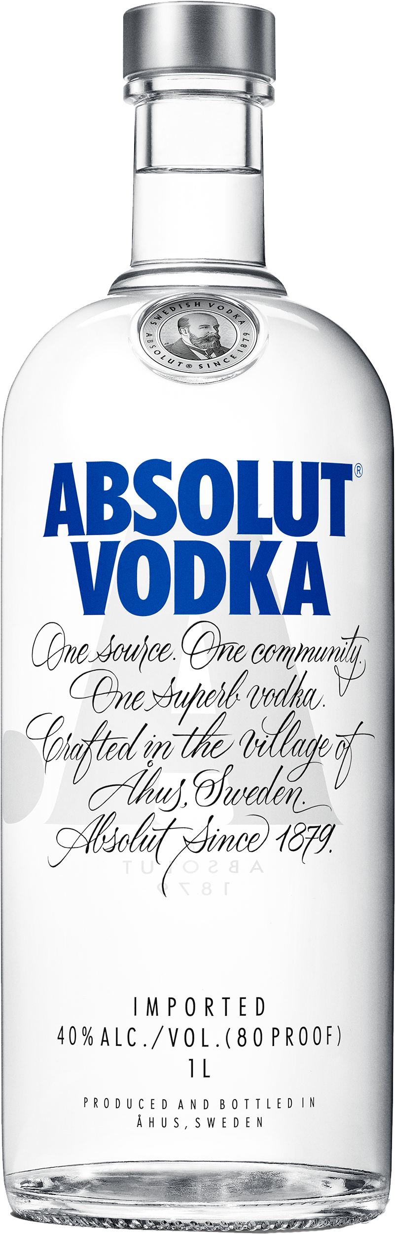 Absolut Vodka Bottle Image PNG image