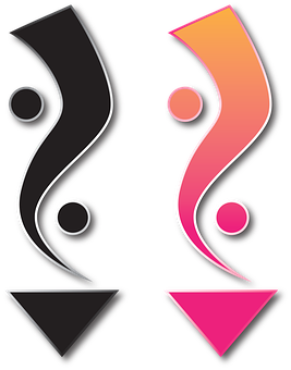 Abstract Arrow Design PNG image