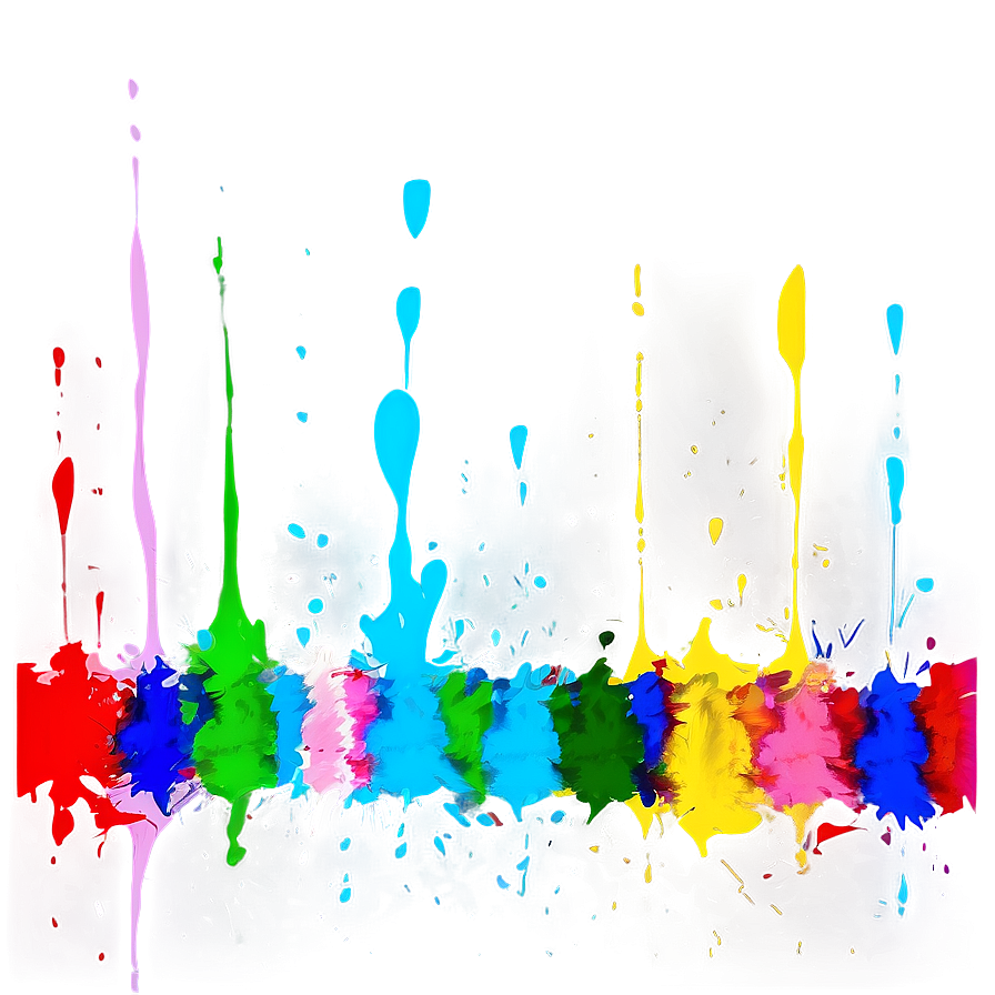 Abstract Art Color Splash Png Bfp PNG image