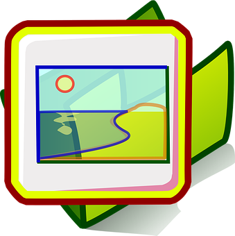 Abstract Art Icon Frame PNG image