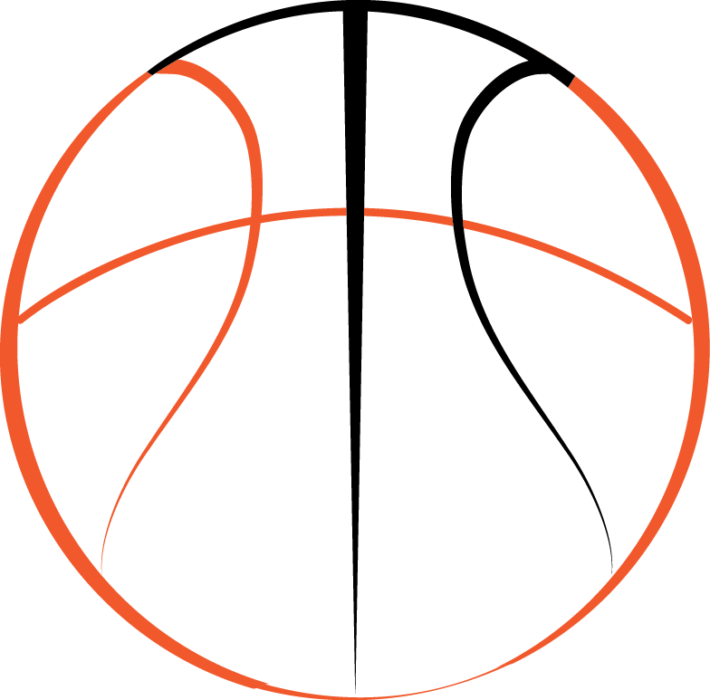 Abstract Basketball Logo Design PNG image