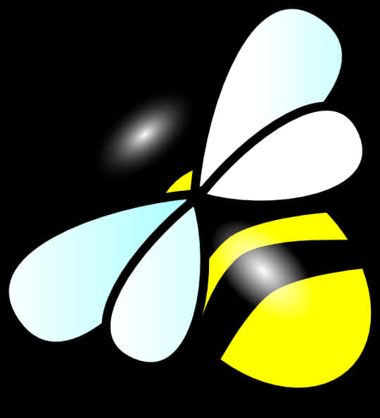 Abstract Bee Art PNG image