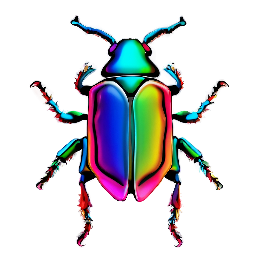 Abstract Beetle Design Png 05242024 PNG image