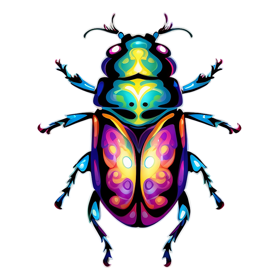 Abstract Beetle Design Png Cde PNG image