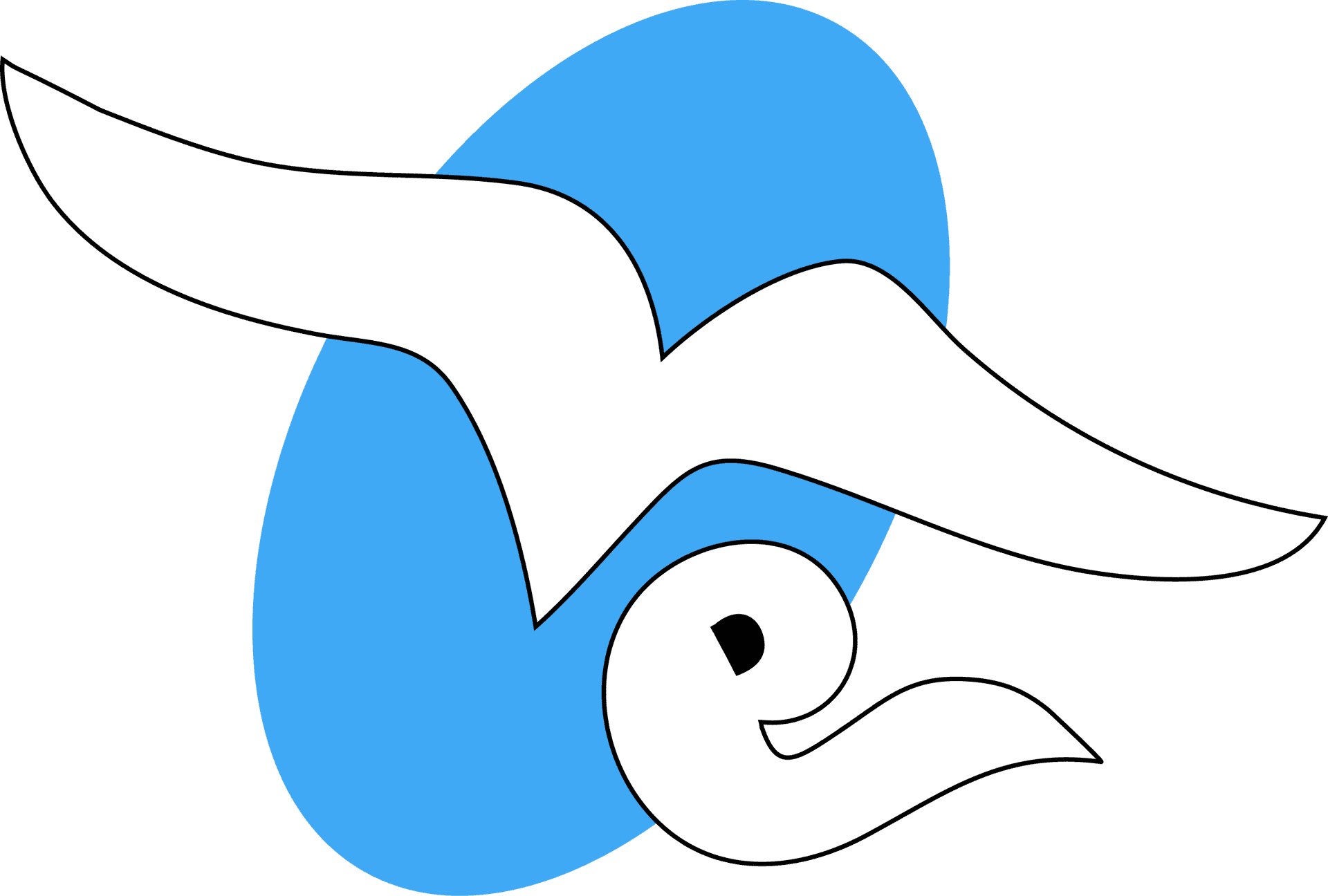 Abstract Bird Logo PNG image