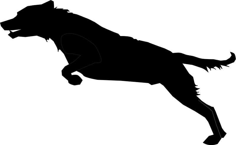 Abstract Black Background Dog Outline.jpg PNG image