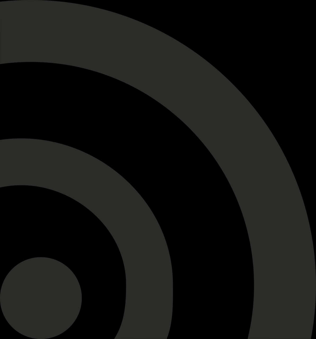 Abstract Black Circle Vector Design PNG image