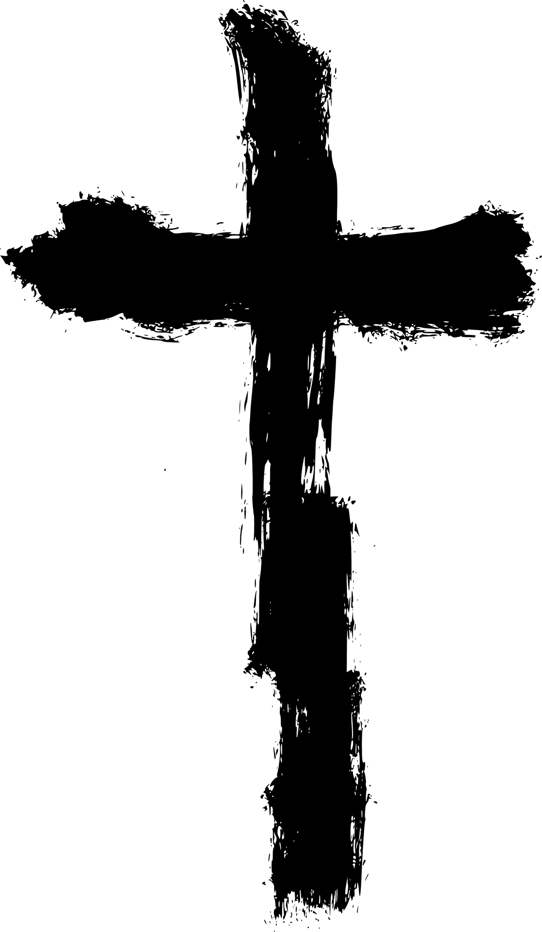 Abstract Black Cross Design PNG image