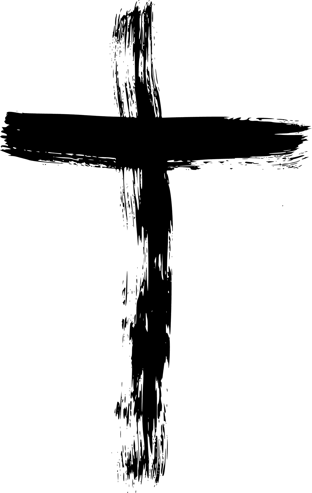 Abstract Black Cross Graphic PNG image