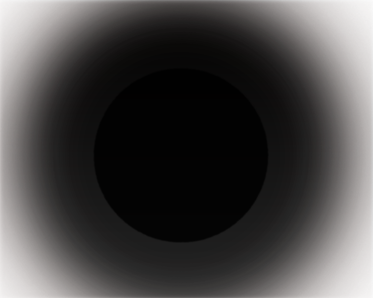 Abstract Black Hole Illusion PNG image