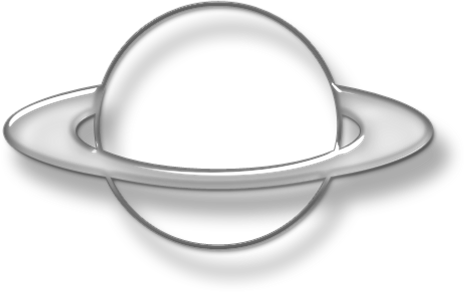 Abstract Black Ring Design PNG image