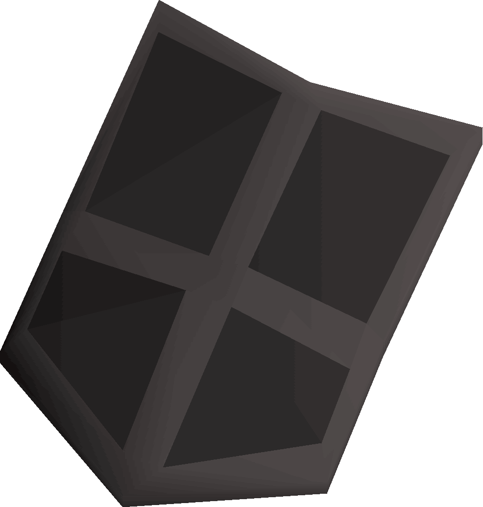 Abstract Black Shield Design PNG image