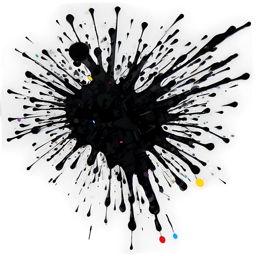 Abstract Black Splatter Splash Png Ixo PNG image