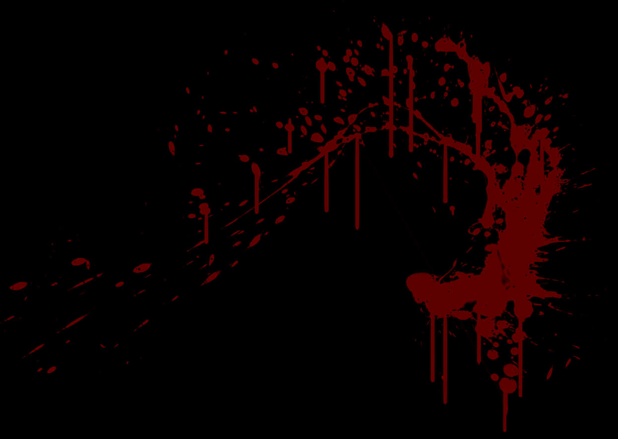 Abstract Blood Splatter Background PNG image