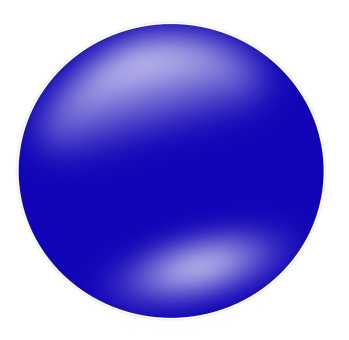 Abstract Blue Circle Gradient PNG image