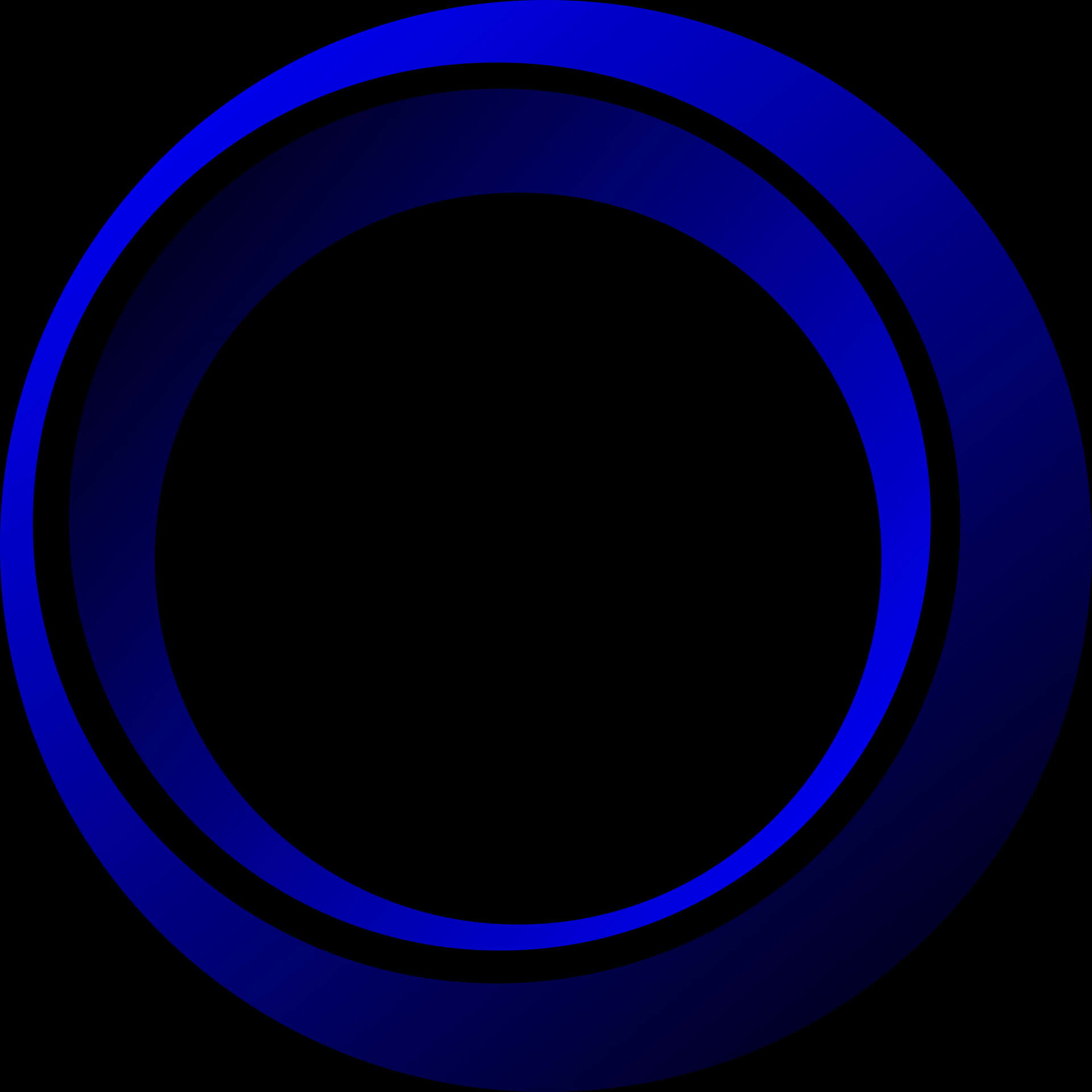 Abstract Blue Circles Graphic PNG image