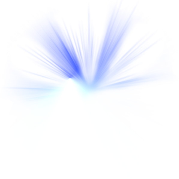 Abstract Blue Explosion Art PNG image