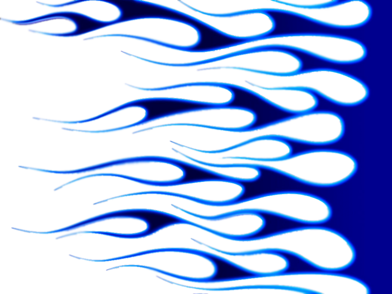 Abstract Blue Flame Pattern PNG image