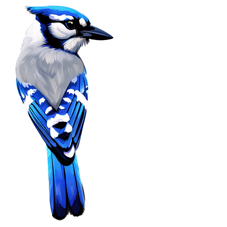 Abstract Blue Jay Image Png Cso76 PNG image