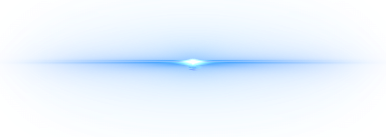 Abstract Blue Light Flare PNG image