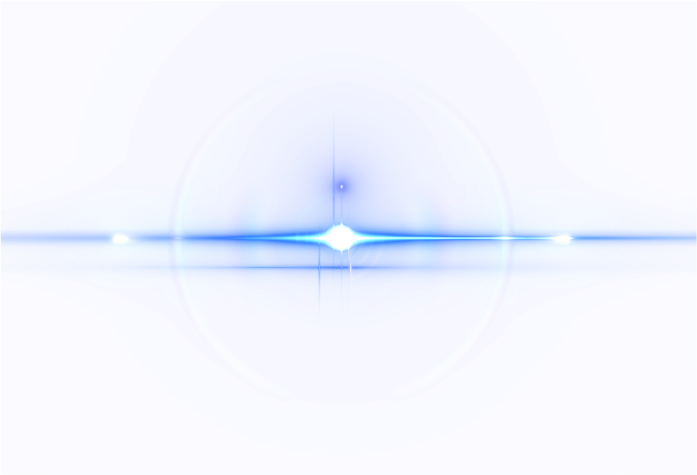 Abstract Blue Light Flare PNG image