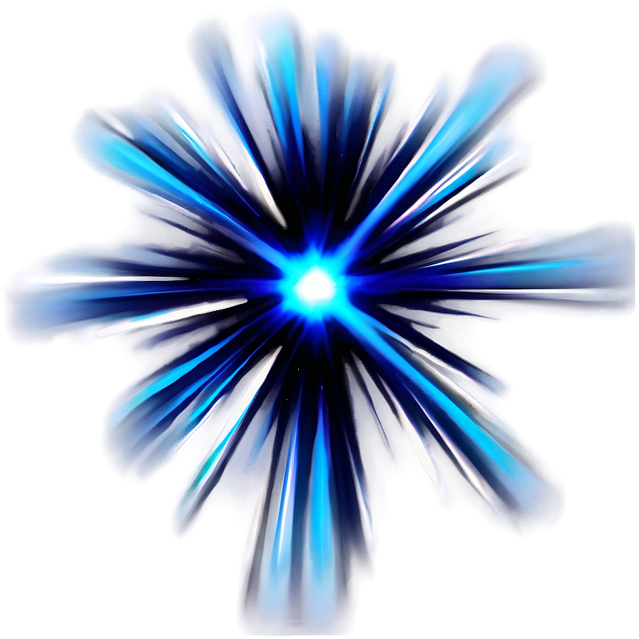 Abstract Blue Light Png 06122024 PNG image