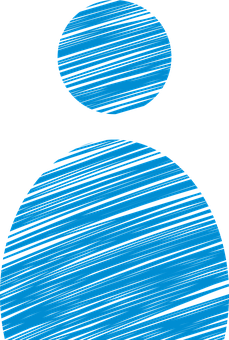 Abstract Blue Lines Icon PNG image