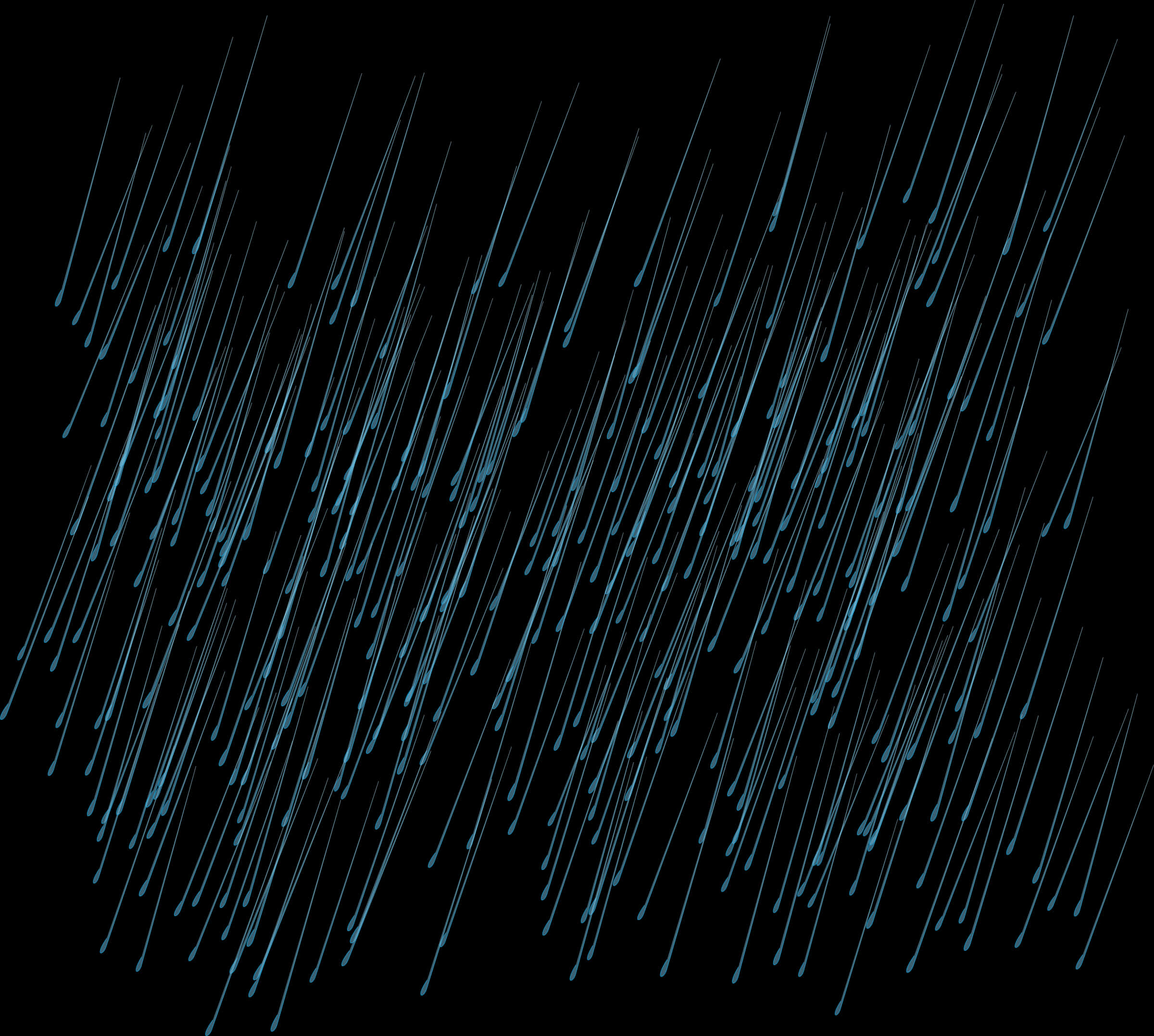 Abstract Blue Rain Streaks PNG image