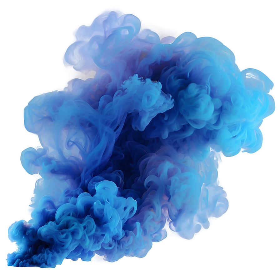 Abstract Blue Smoke Png Uoo PNG image