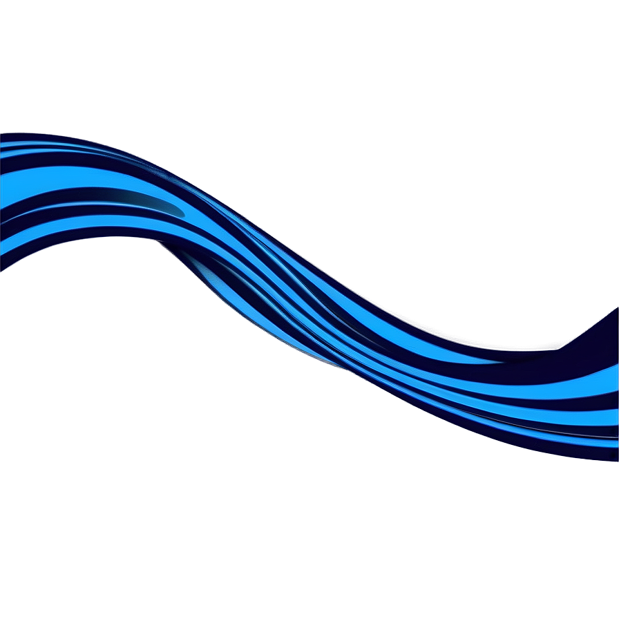 Abstract Blue Wave Png 05062024 PNG image