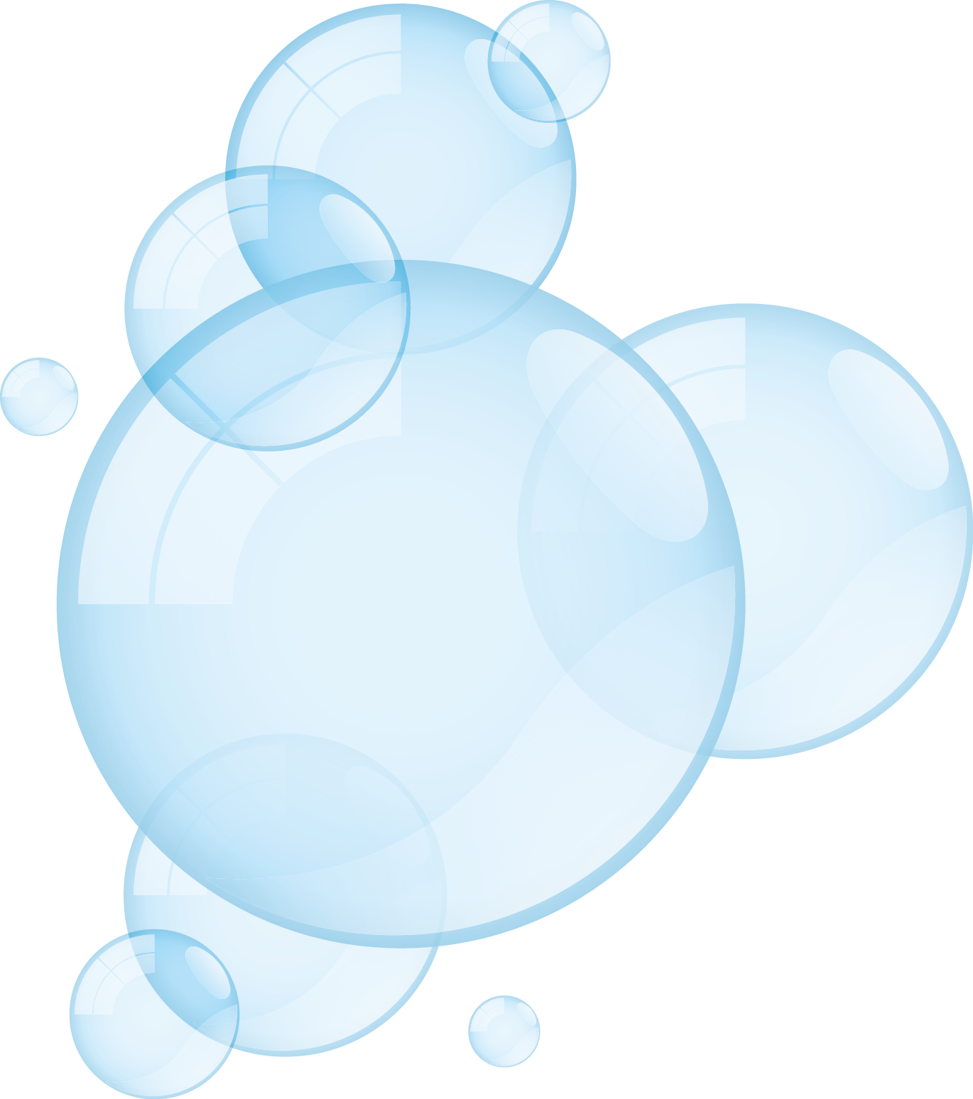 Abstract Bubble Overlay Graphic PNG image