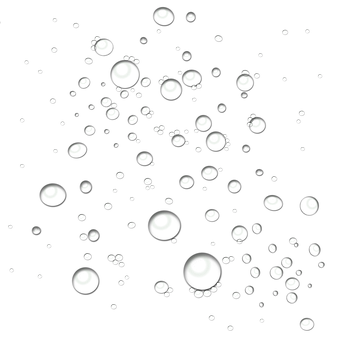 Abstract Bubbleson Black Background PNG image
