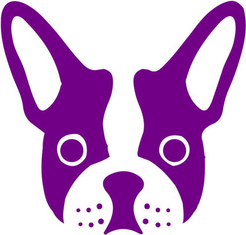 Abstract Bulldog Graphic PNG image