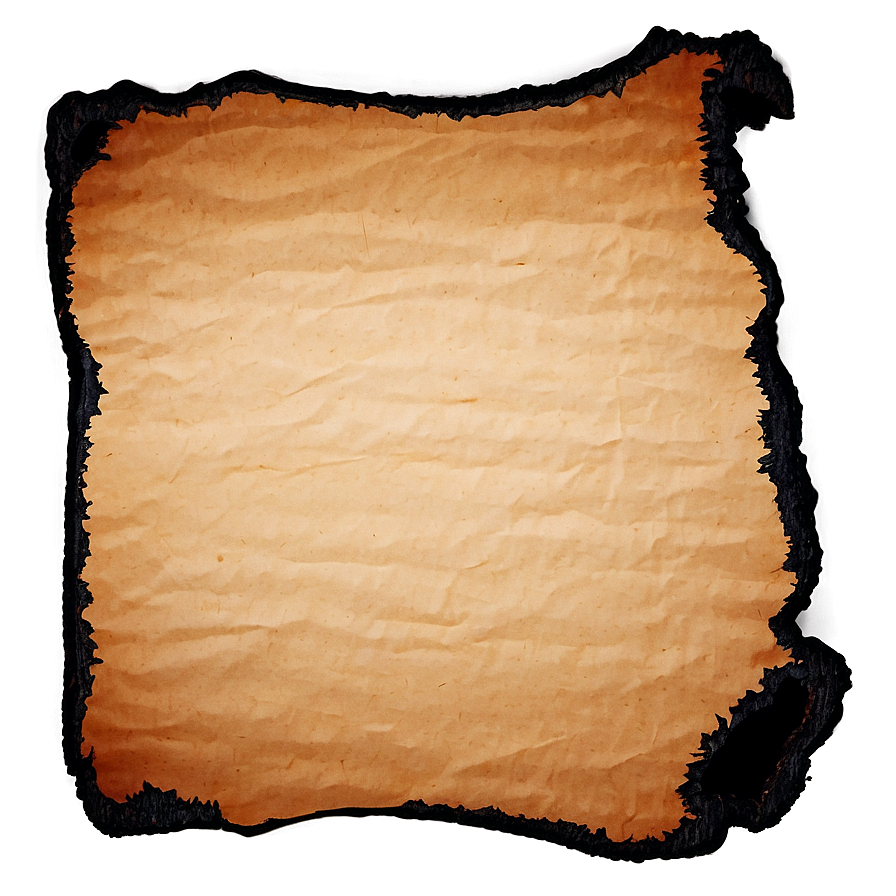 Abstract Burned Paper Png 06122024 PNG image