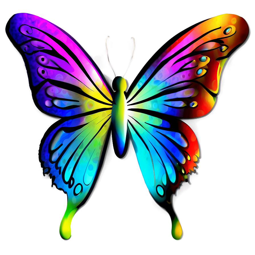 Abstract Butterfly Concept Png 04292024 PNG image