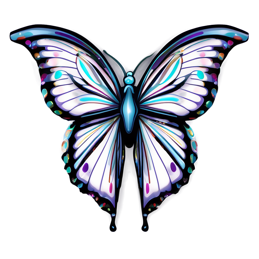 Abstract Butterfly Outline Png 29 PNG image