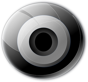Abstract Camera Aperture Graphic PNG image