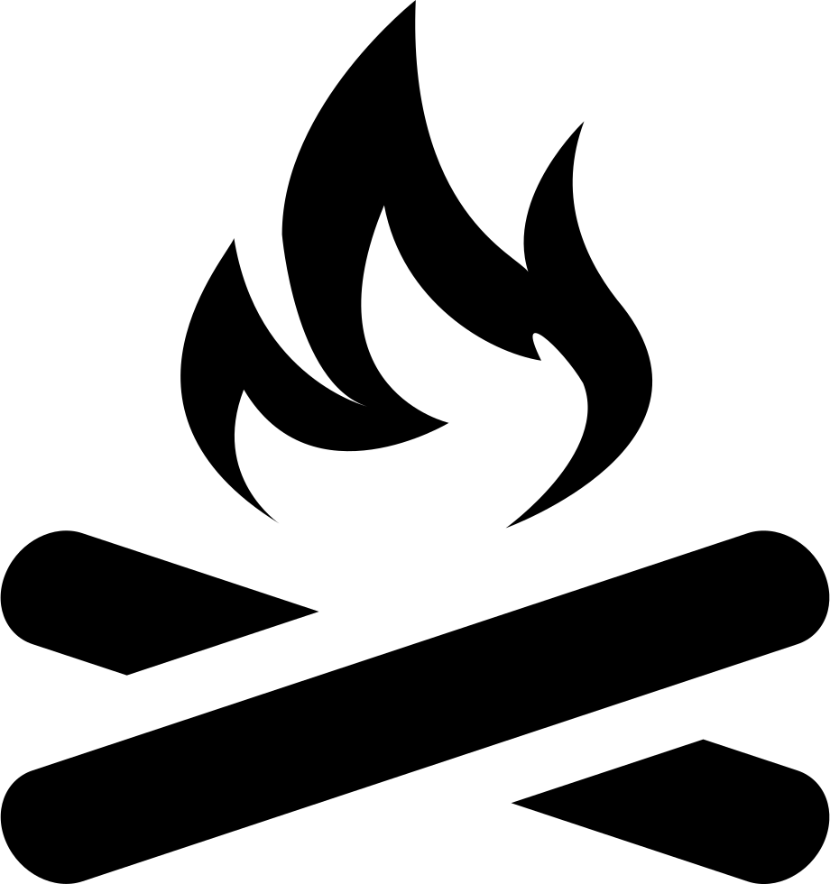 Abstract Campfire Vector Graphic PNG image