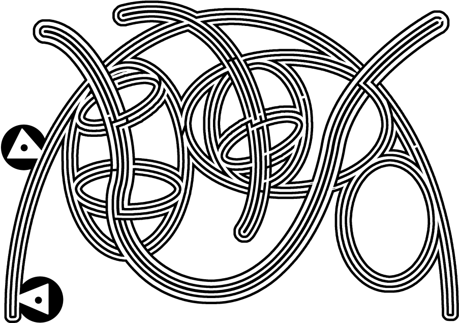 Abstract Celtic Knotwork Design PNG image