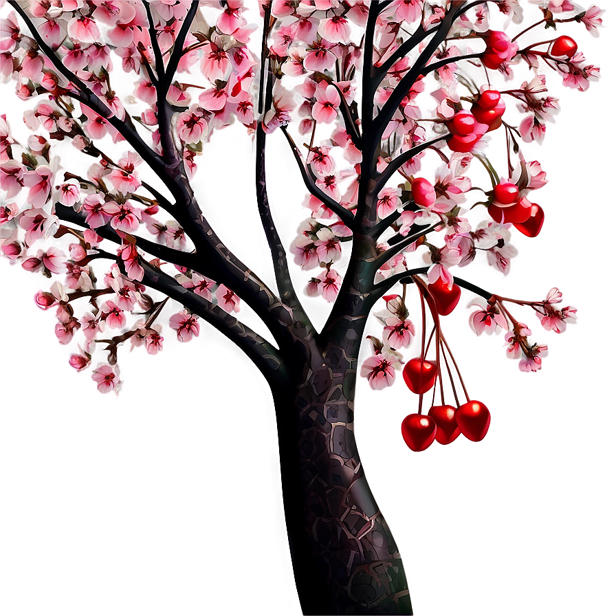 Abstract Cherry Tree Png 06212024 PNG image